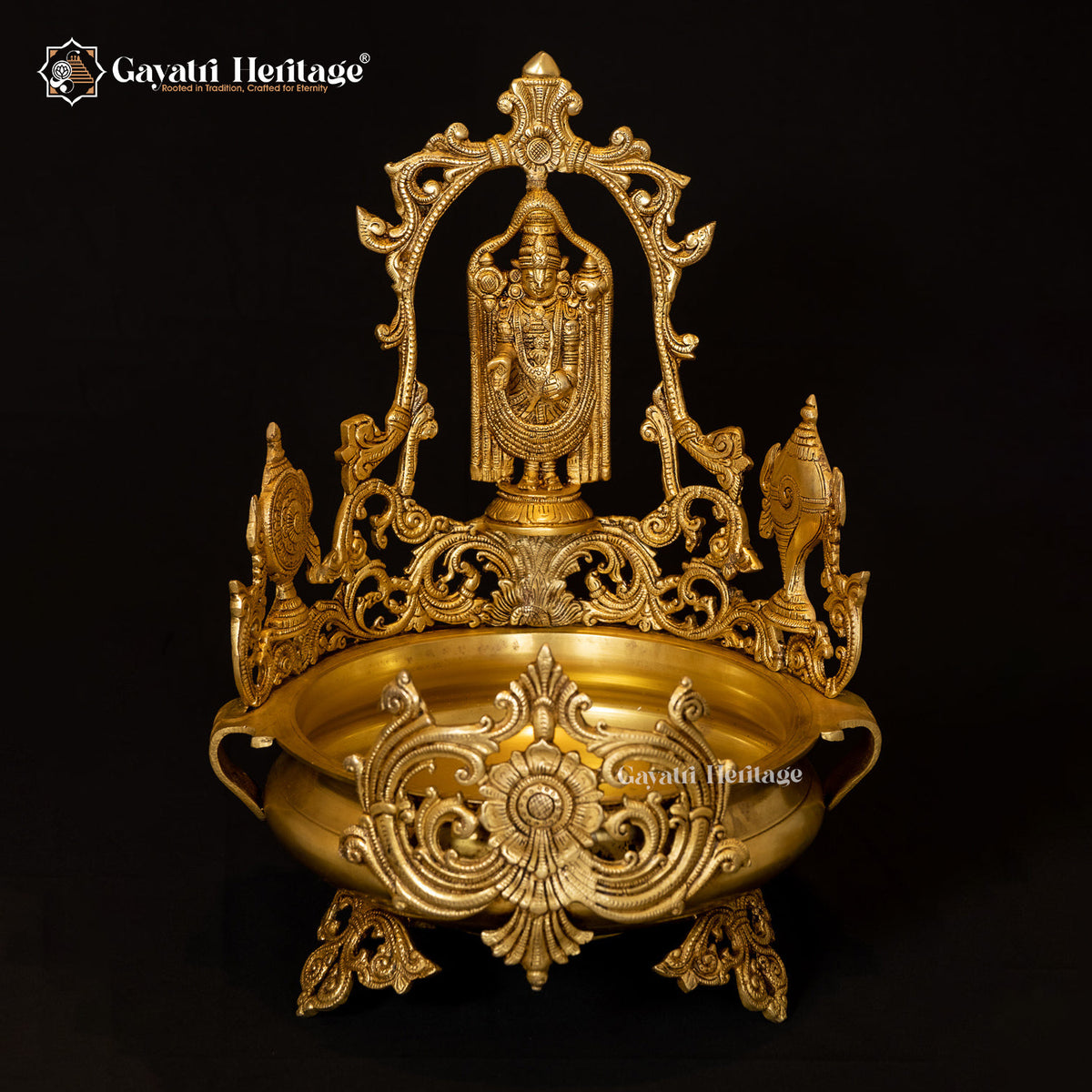 Brass Balaji Urli – Traditional Floating Bowl Decor | Gayatri Heritage