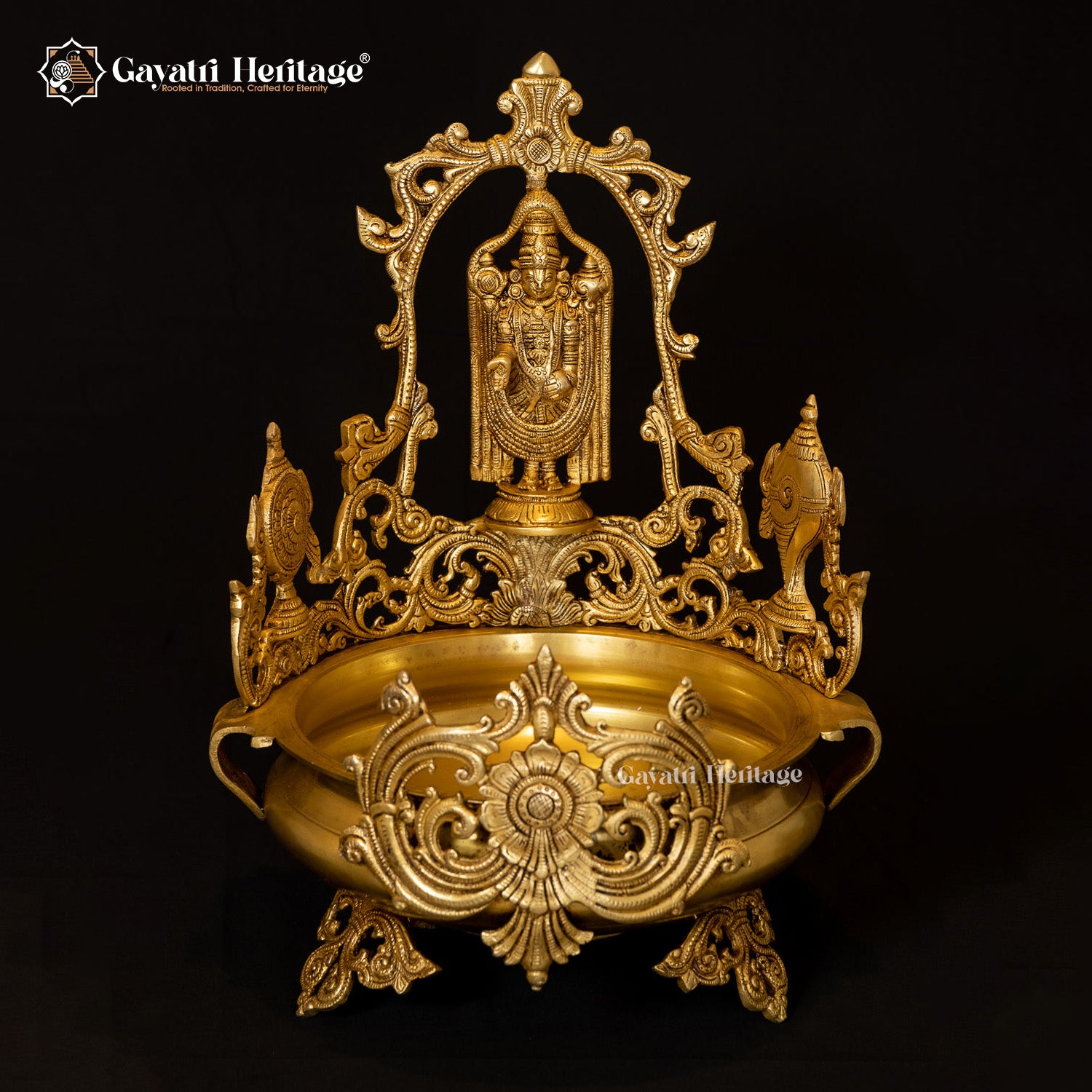 Brass Balaji Urli – Traditional Floating Bowl Decor | Gayatri Heritage