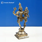 Brass Narasimha with Lakshmi – Divine Protector Idol | Gayatri Heritage