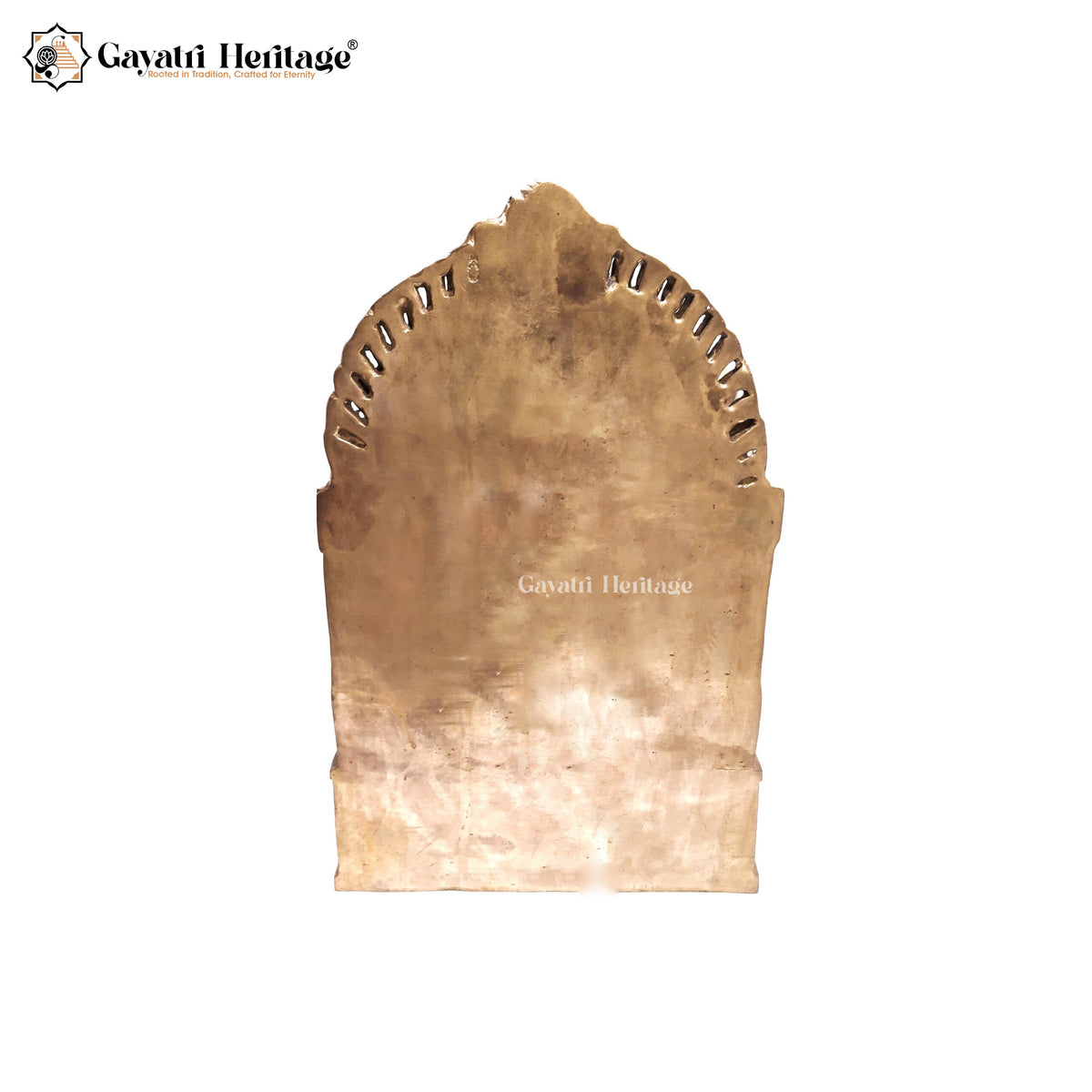 Brass Vinayagar with Backside Frame – Divine Home Decor | Gayatri Heritage