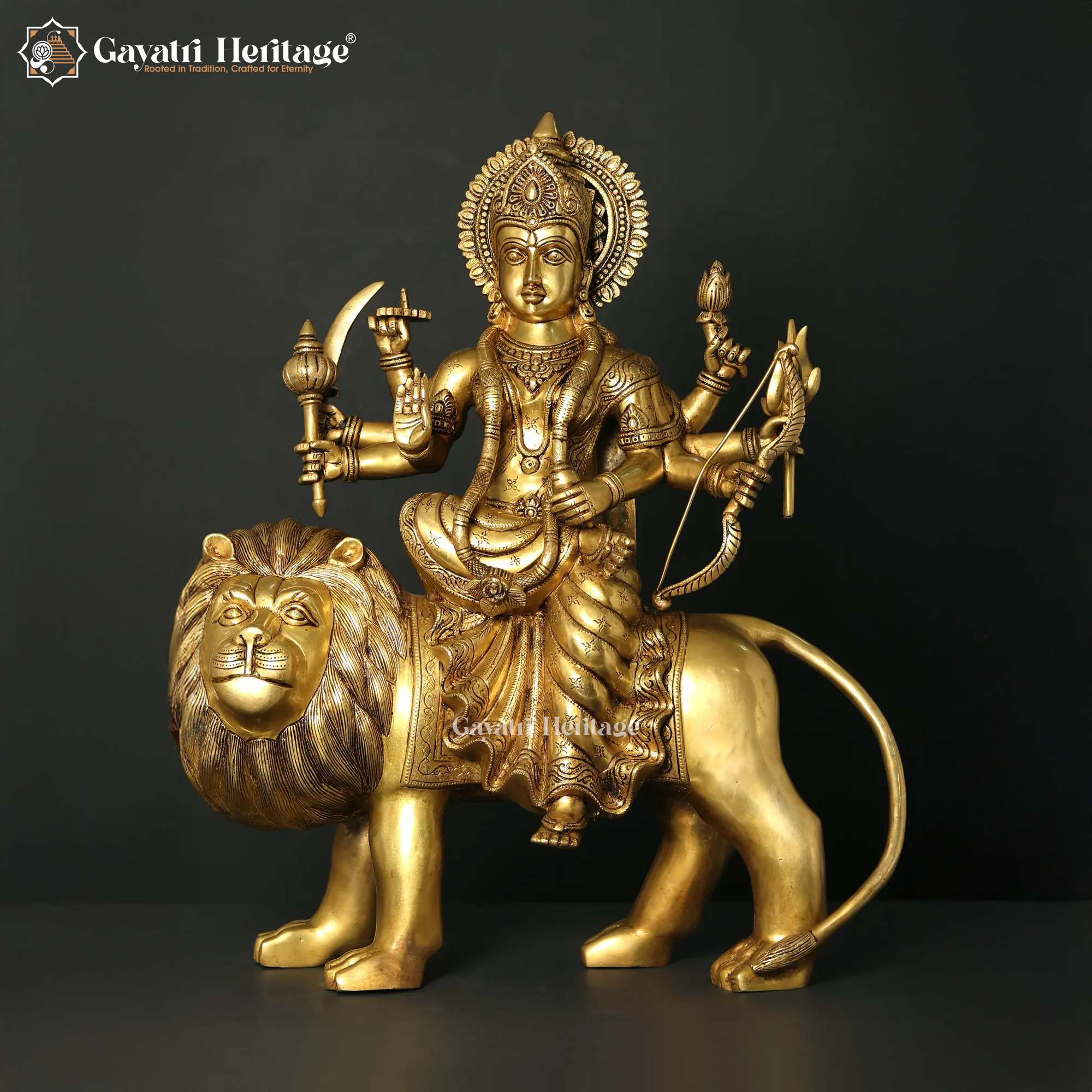 Brass Durga Mata Statue – Superfine Quality Divine Idol