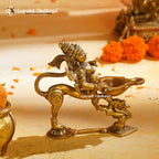 Brass Garud Diya – Auspicious Vahana Oil Lamp | Gayatri Heritage