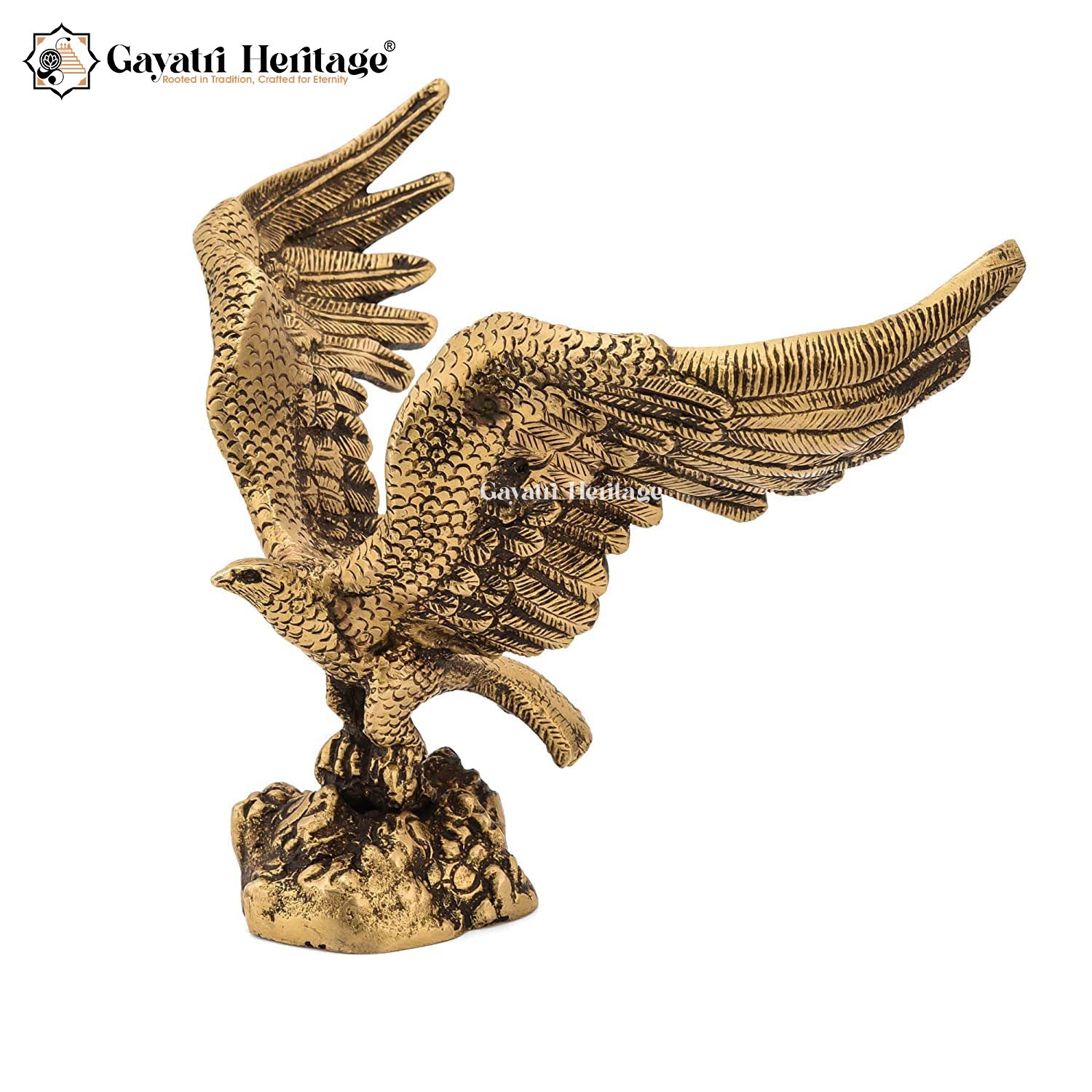 Brass Eagle Showpiece – Majestic Décor for Home | Gayatri Heritage