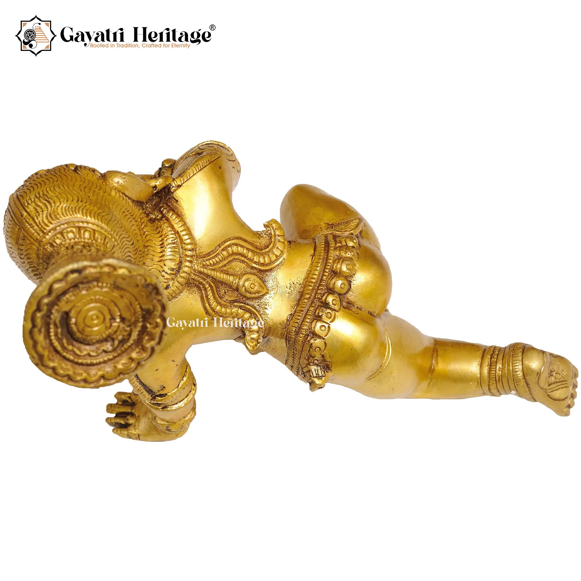 Brass Baby Krishna Idol – Bal Gopal Murti for Pooja | Gayatri Heritage