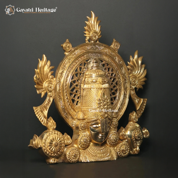 Brass Perumal Venkateshwara Statue – Divine Balaji Idol | Gayatri Heritage