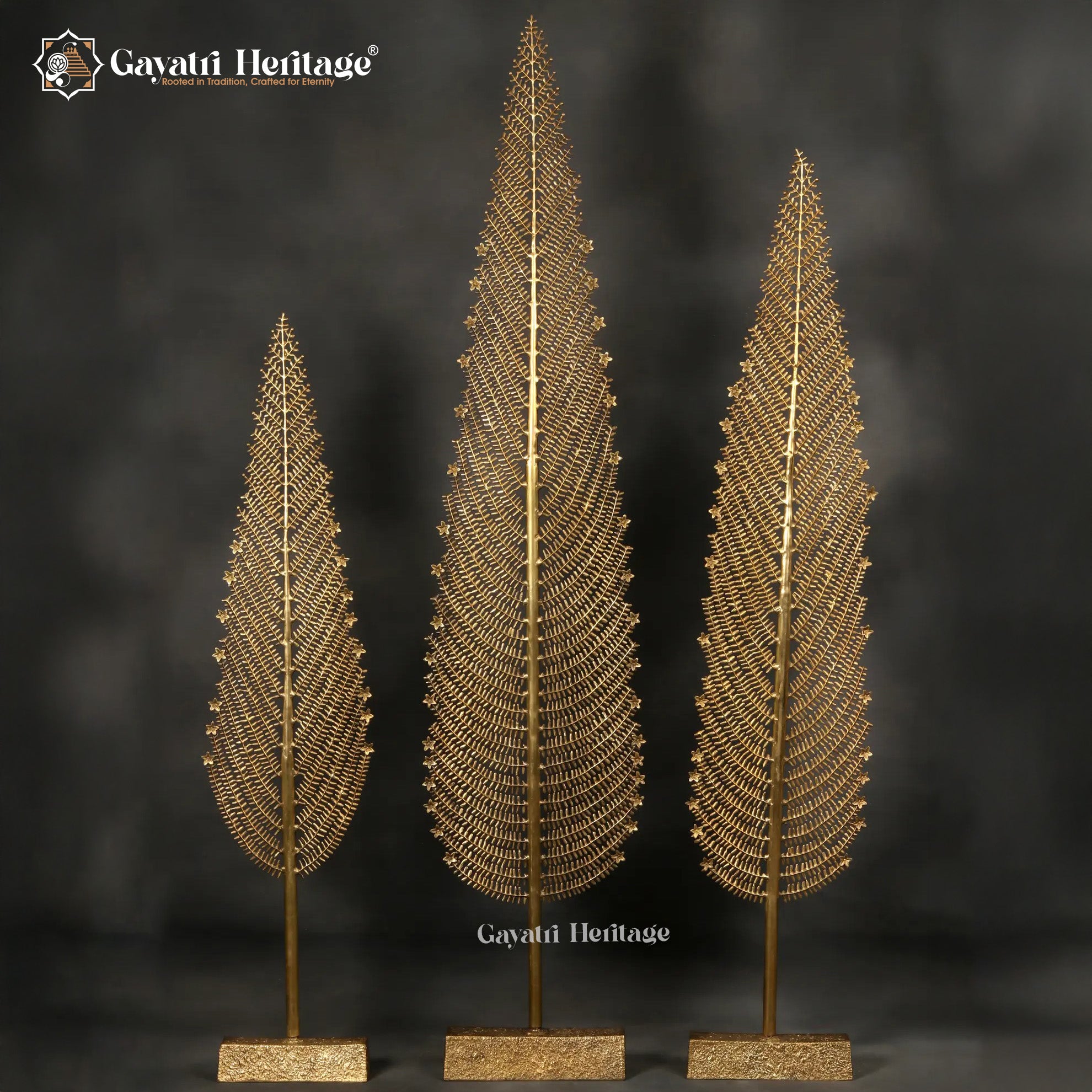 Brass Christmas Tree Set – Festive Decor Collection | Gayatri Heritage