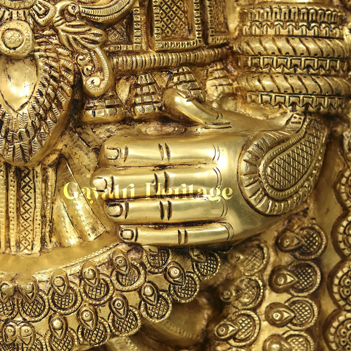 Brass Tirupati Balaji (Venkateshvara) Statue – Divine Blessing in Brass | Gayatri Heritage