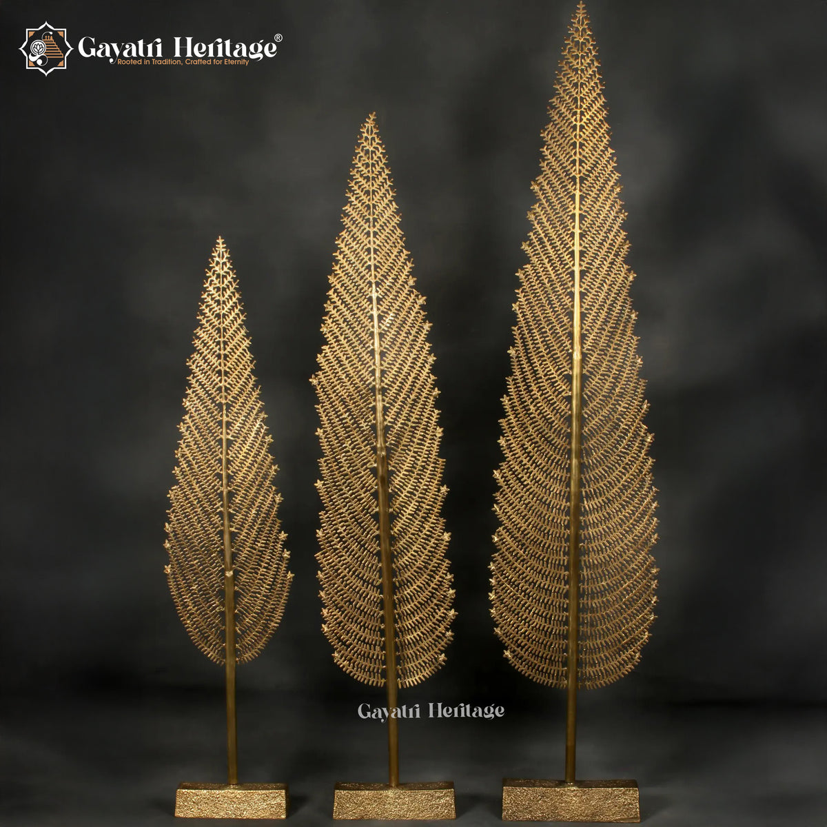 Brass Christmas Tree Set – Festive Decor Collection | Gayatri Heritage