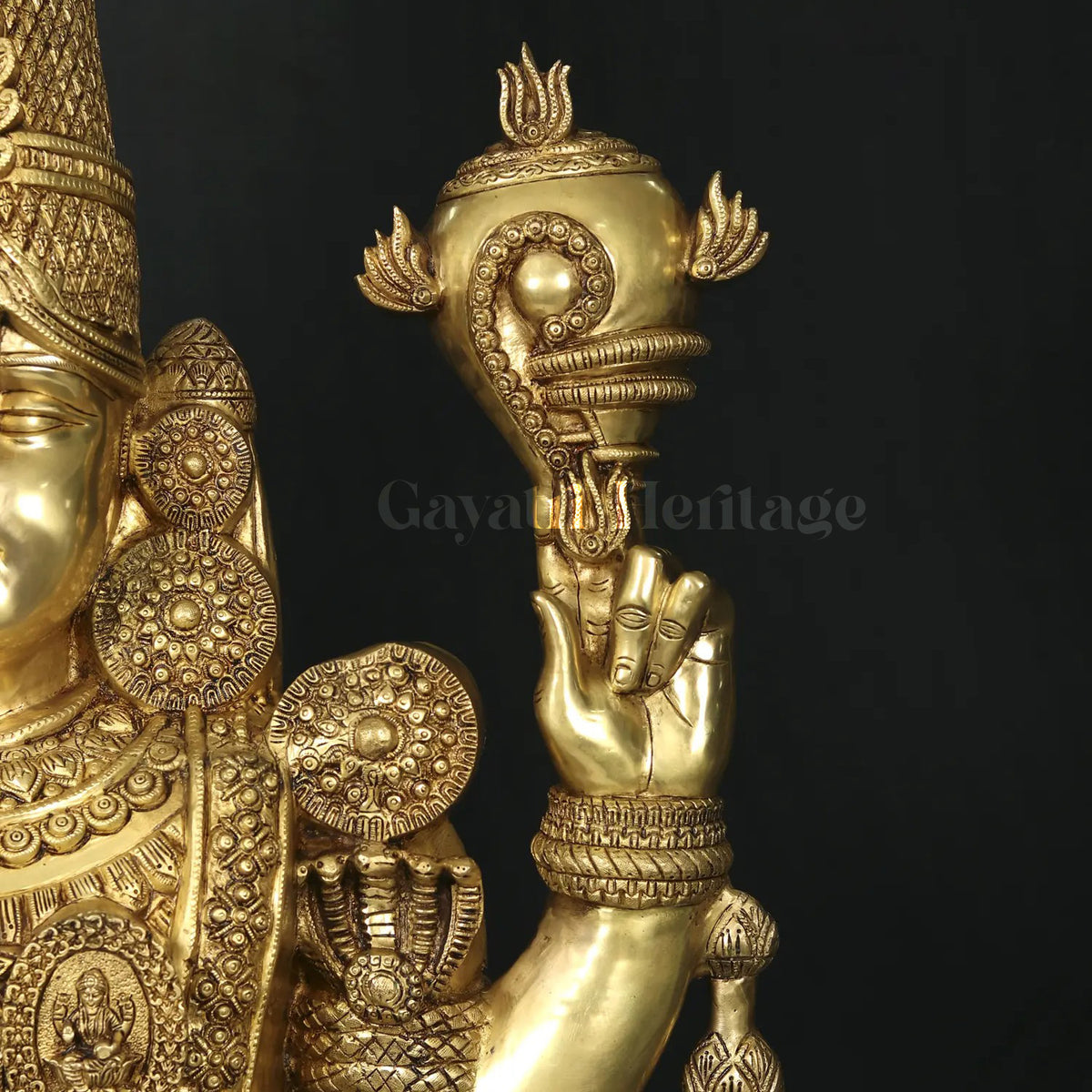 Brass Tirupati Balaji (Venkateshvara) Statue – Divine Blessing in Brass | Gayatri Heritage