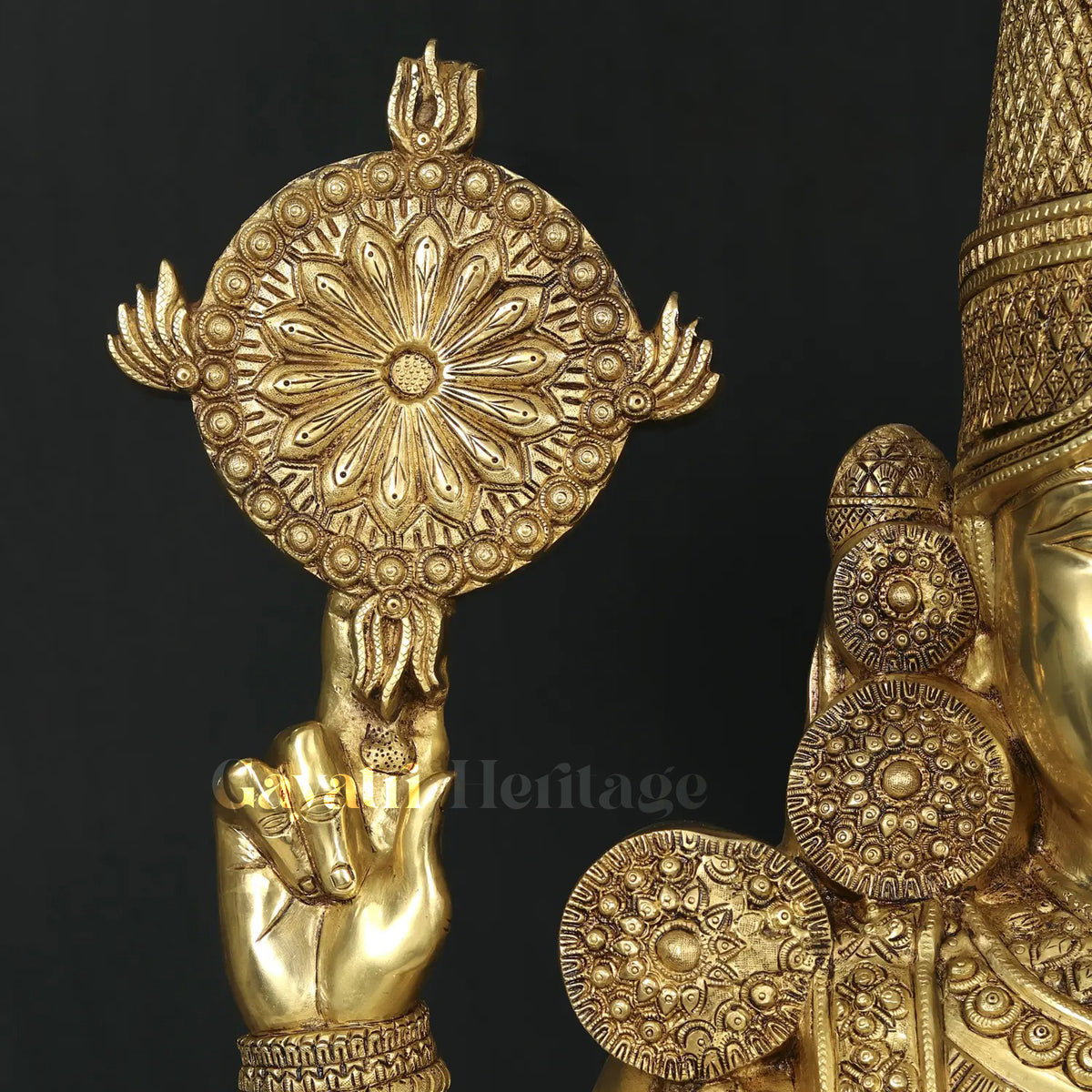 Brass Tirupati Balaji (Venkateshvara) Statue – Divine Blessing in Brass | Gayatri Heritage