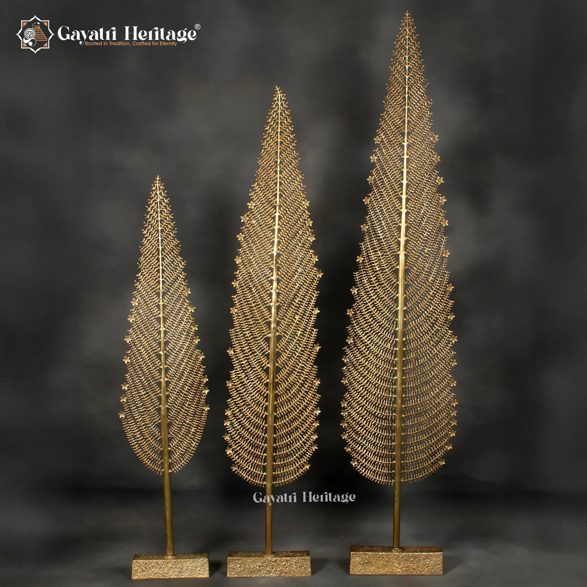 Brass Christmas Tree Set – Festive Decor Collection | Gayatri Heritage