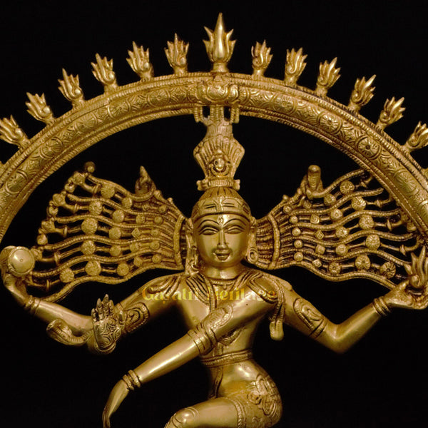 Brass Natrajan Statue – Iconic Dancing Shiva | Gayatri Heritage