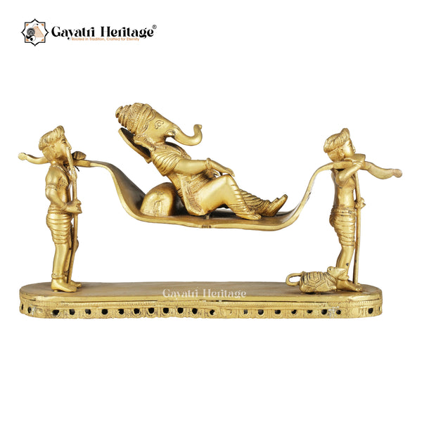 Brass Palki Ganesh – Traditional Ganesha Design | Gayatri Heritage