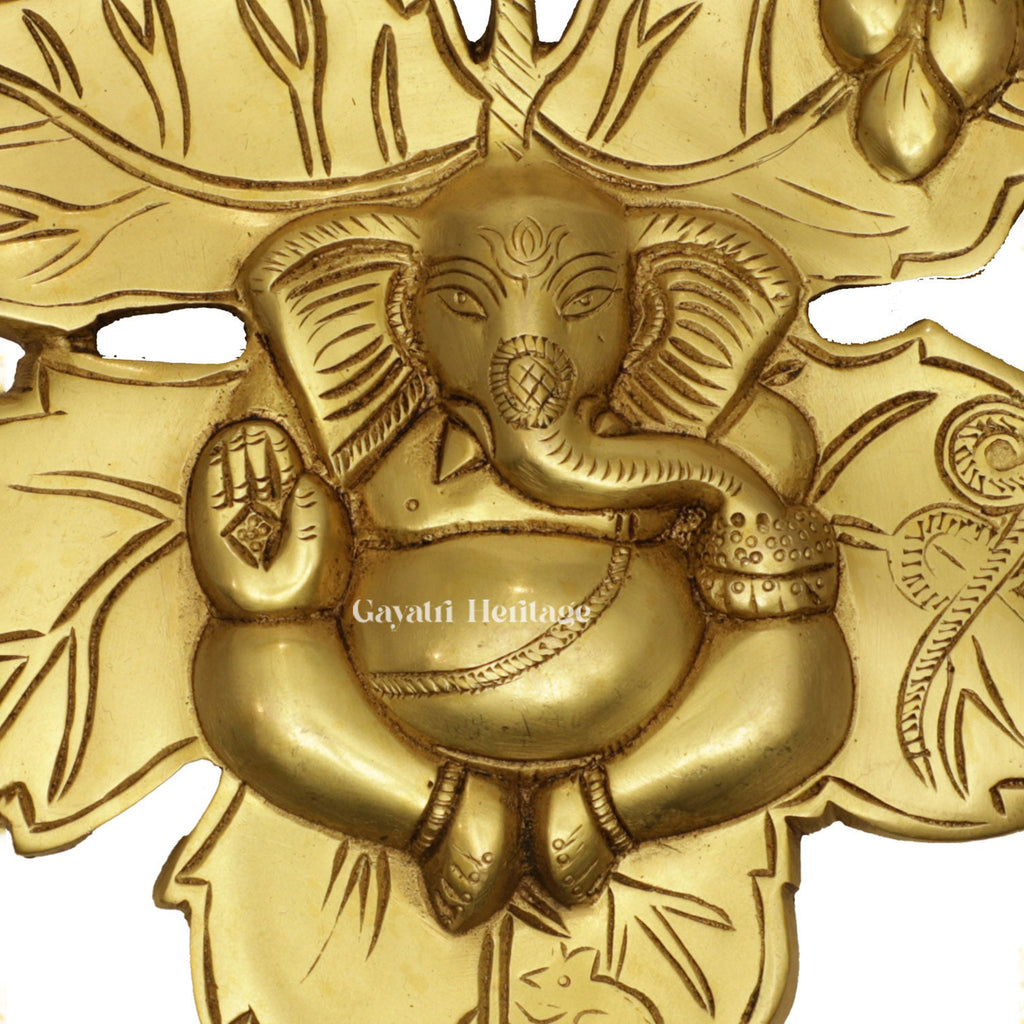 Brass Wall Decor Ganesha – Divine Blessing in Every Corner | Gayatri Heritage