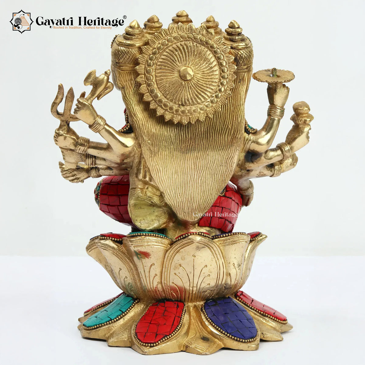 Brass Saraswati Statue – Divine Wisdom in Brass | Gayatri Heritage