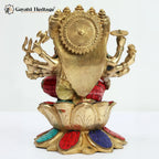 Brass Saraswati Statue – Divine Wisdom in Brass | Gayatri Heritage