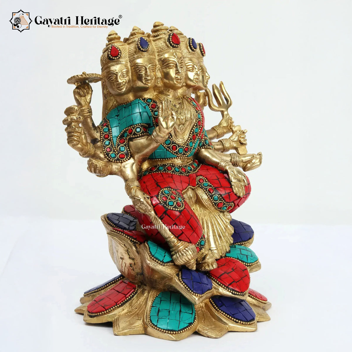 Brass Saraswati Statue – Divine Wisdom in Brass | Gayatri Heritage