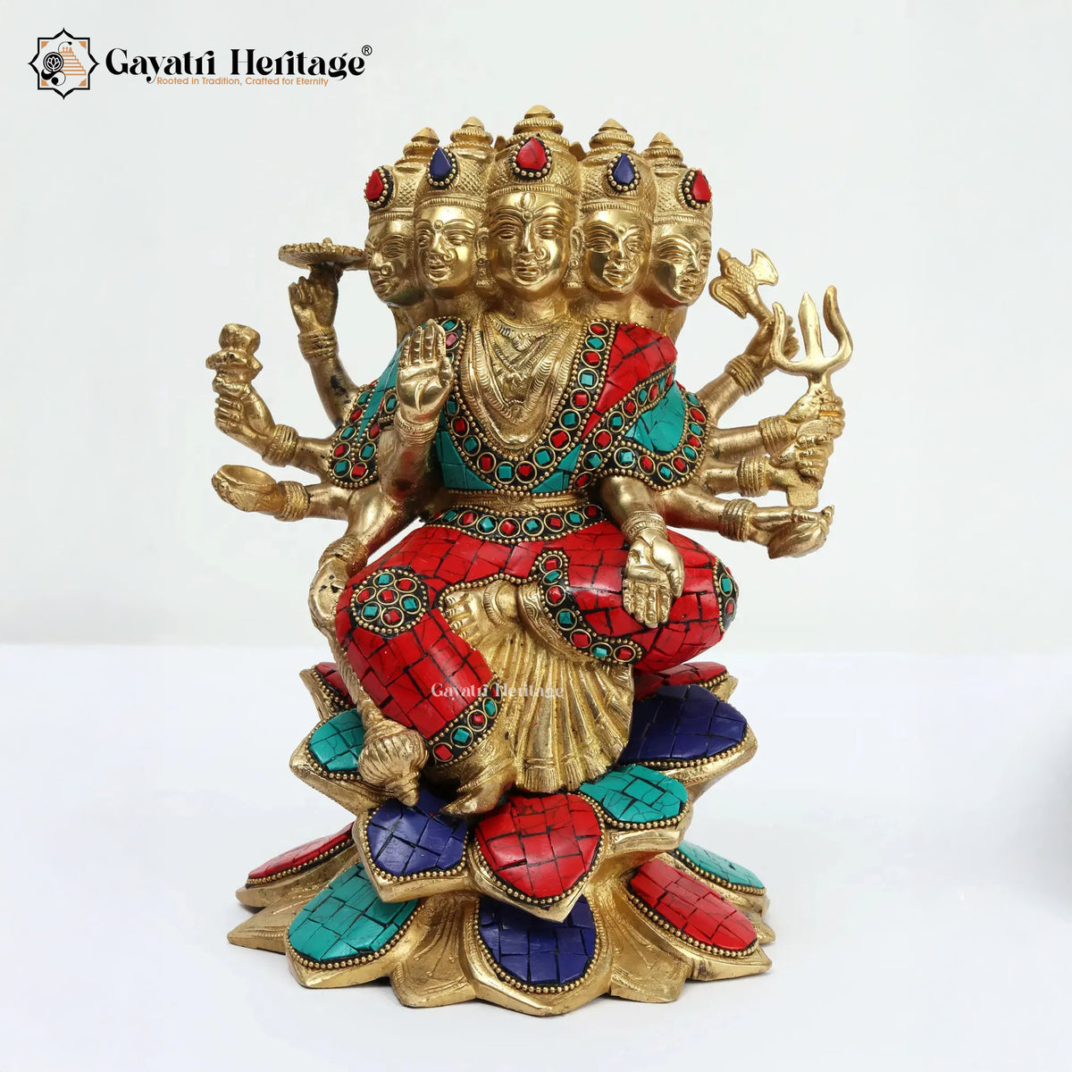 Brass Saraswati Statue – Divine Wisdom in Brass | Gayatri Heritage