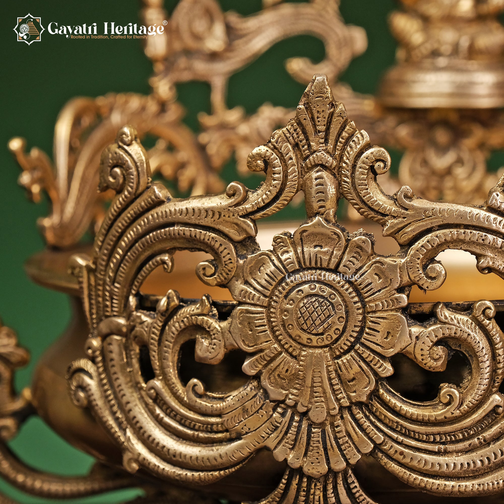 Brass Ganesha Urli – Spiritual Decor for Pooja | Gayatri Heritage