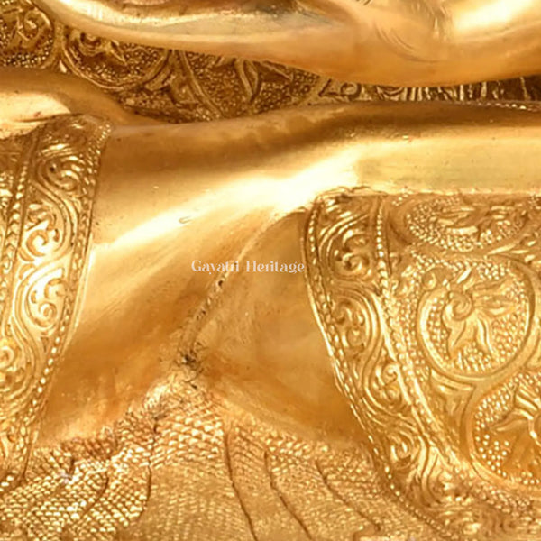 Brass Buddha Statue – Peace and Enlightenment | Gayatri Heritage