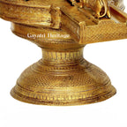 Elegant Brass Shivling (Mukhalinga) – Symbol of Divine Power and Purity | Gayatri Heritage