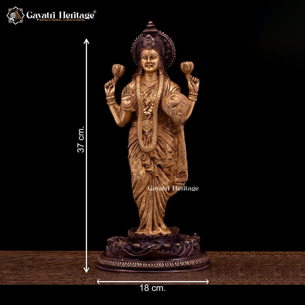 Brass Vishnu Laxmi Idol – Divine Blessing for Your Home | Gayatri Heritage