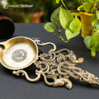 Brass Spoon – Elegant Ritual Serving Spoon | Gayatri Heritage