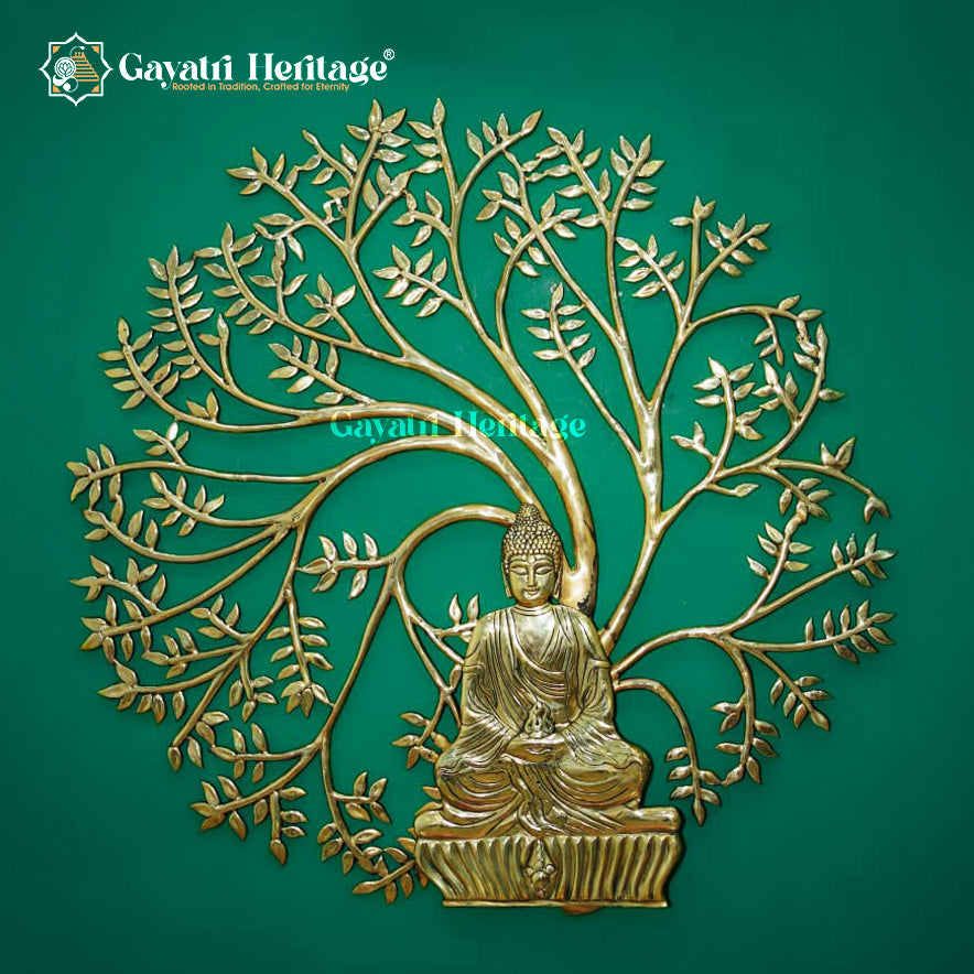 Brass Kalpavriksha Buddha Tree – Symbol of Growth | Gayatri Heritage