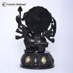 Brass Panchmukhi Hanuman – Divine Protector Idol | Gayatri Heritage