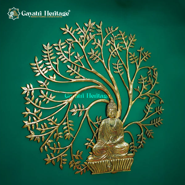 Brass Kalpavriksha Buddha Tree – Symbol of Growth | Gayatri Heritage