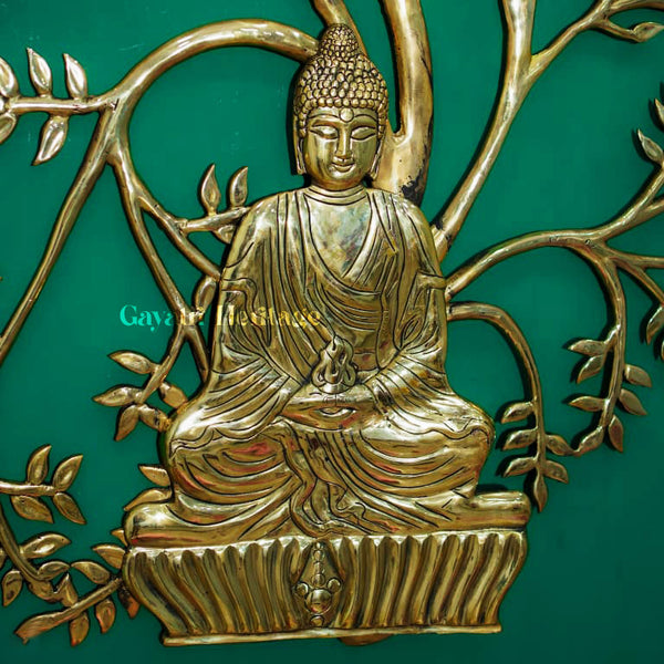 Brass Kalpavriksha Buddha Tree – Symbol of Growth | Gayatri Heritage