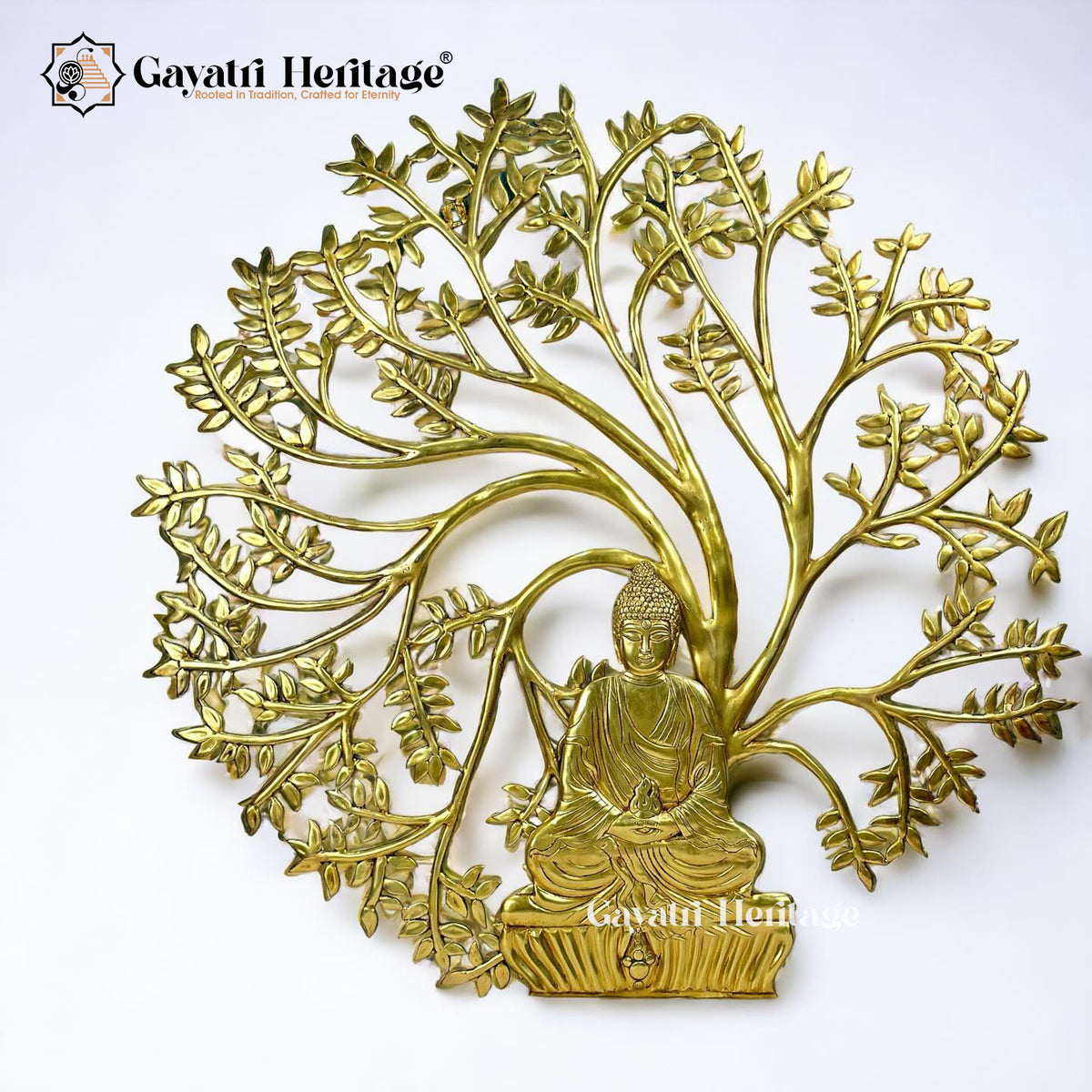 Brass Kalpavriksha Buddha Tree – Symbol of Growth | Gayatri Heritage