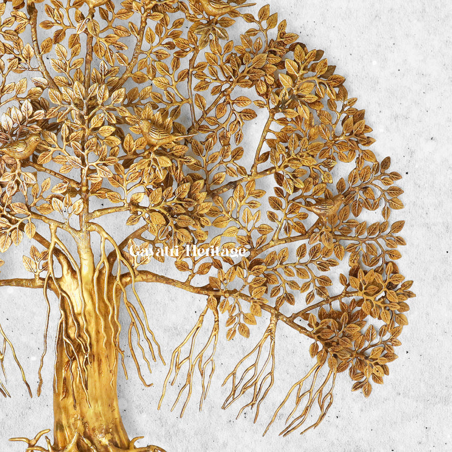 Brass Kalpvriksha Tree – Symbol of Prosperity, Wisdom, and Eternal Life | Gayatri Heritage