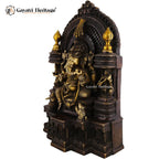 Brass Ganesh with Prabhavali – Divine Blessings and Prosperity | Gayatri Heritage