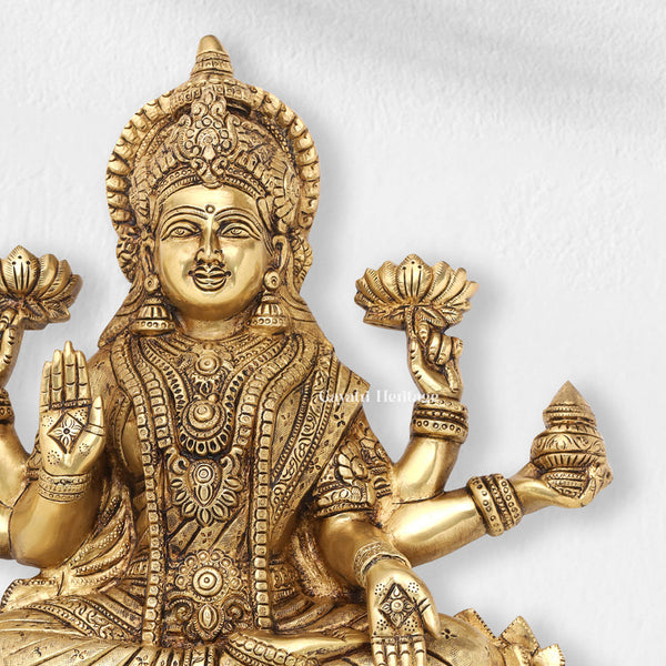 Brass Ganesh Laxmi Wall Decor – Divine Blessings for Your Home | Gayatri Heritage