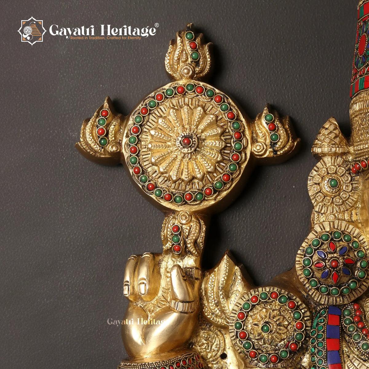 Brass Lord Venkateshwara Idol – Sacred Balaji Sculpture | Gayatri Heritage