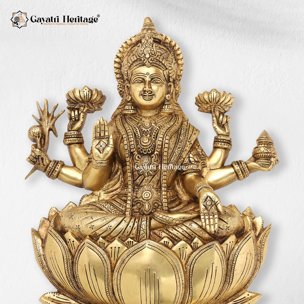 Brass Ganesh Laxmi Wall Decor – Divine Blessings for Your Home | Gayatri Heritage