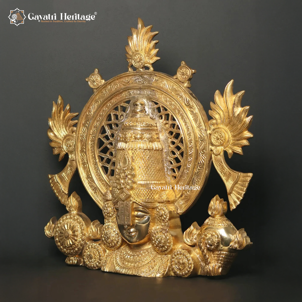 Brass Perumal Venkateshwara Statue – Divine Balaji Idol | Gayatri Heritage