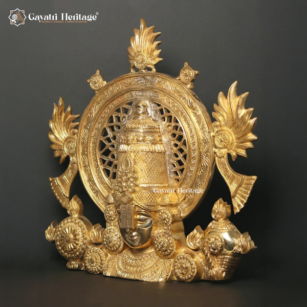 Brass Perumal Venkateshwara Statue – Divine Balaji Idol | Gayatri Heritage