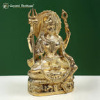 Brass Ardhanarishwar Statue – Divine Fusion Idol | Gayatri Heritage