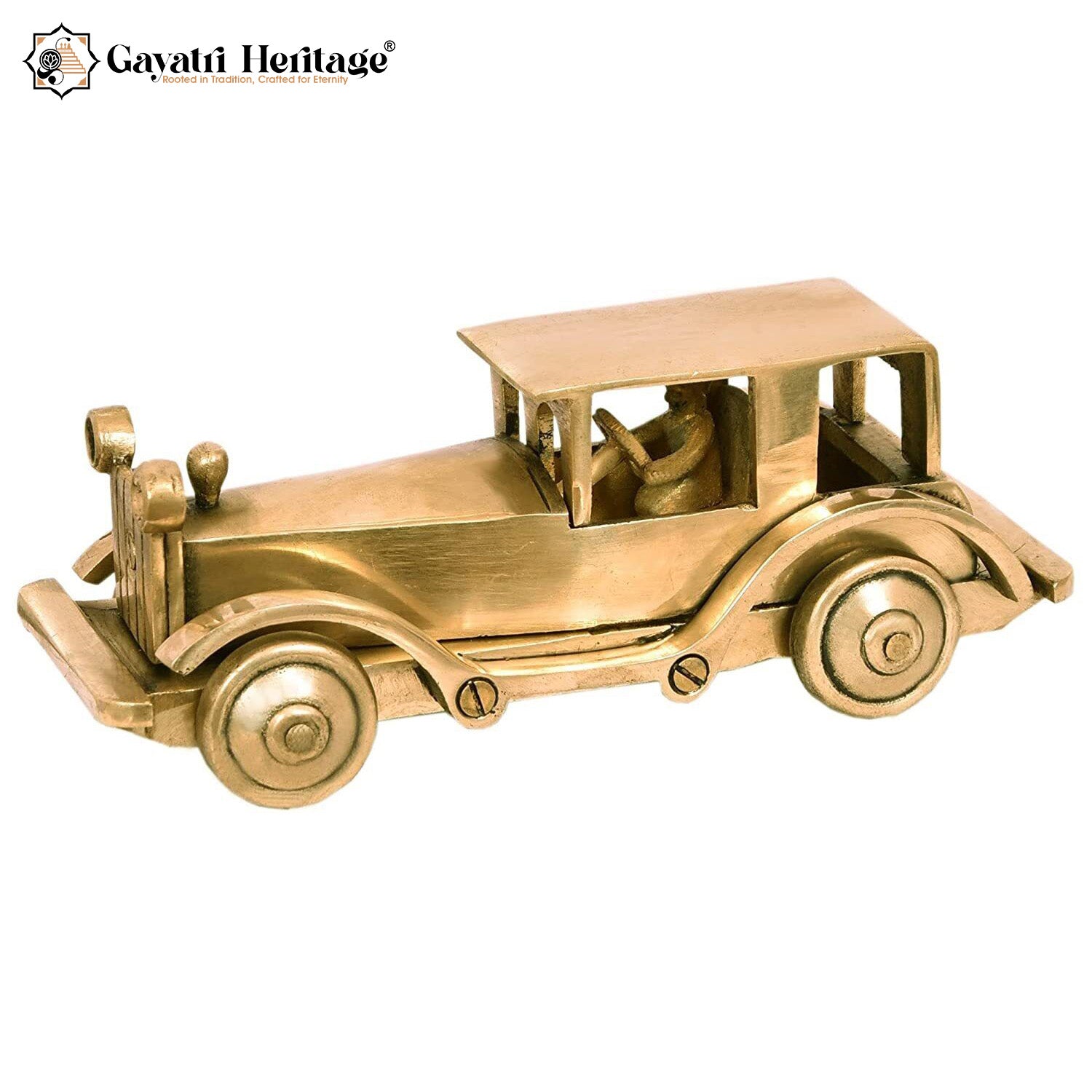 Brass Vintage Car – Classic Antique Décor Piece | Gayatri Heritage