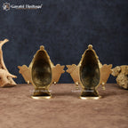 Brass Shiva Parvati Head – South Indian Temple Design | Gayatri Heritage