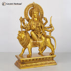 Brass Durga Mata Idol – Divine Goddess of Strength & Protection | Gayatri Heritage