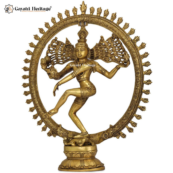 Brass Nataraj Sculpture – Divine Dance of Lord Shiva