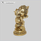 Brass Dancing Baby Ganesha – Playful Divine Idol | Gayatri Heritage
