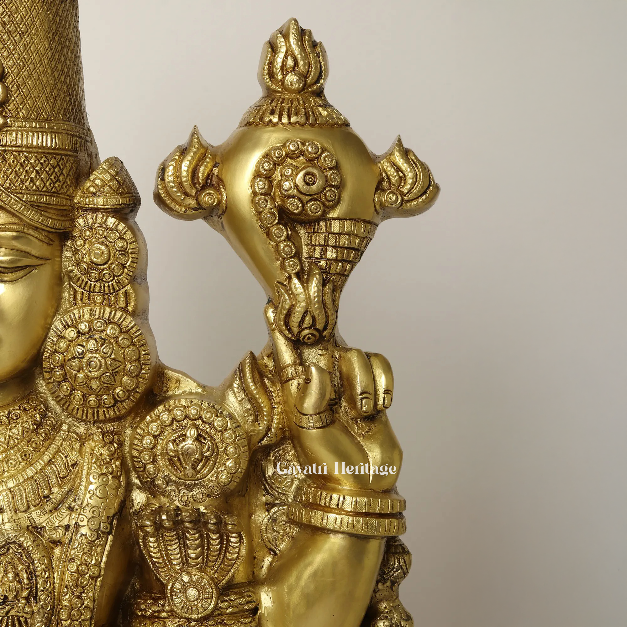 Brass Venkateshwara Statue – Divine Lord Tirupati Idol