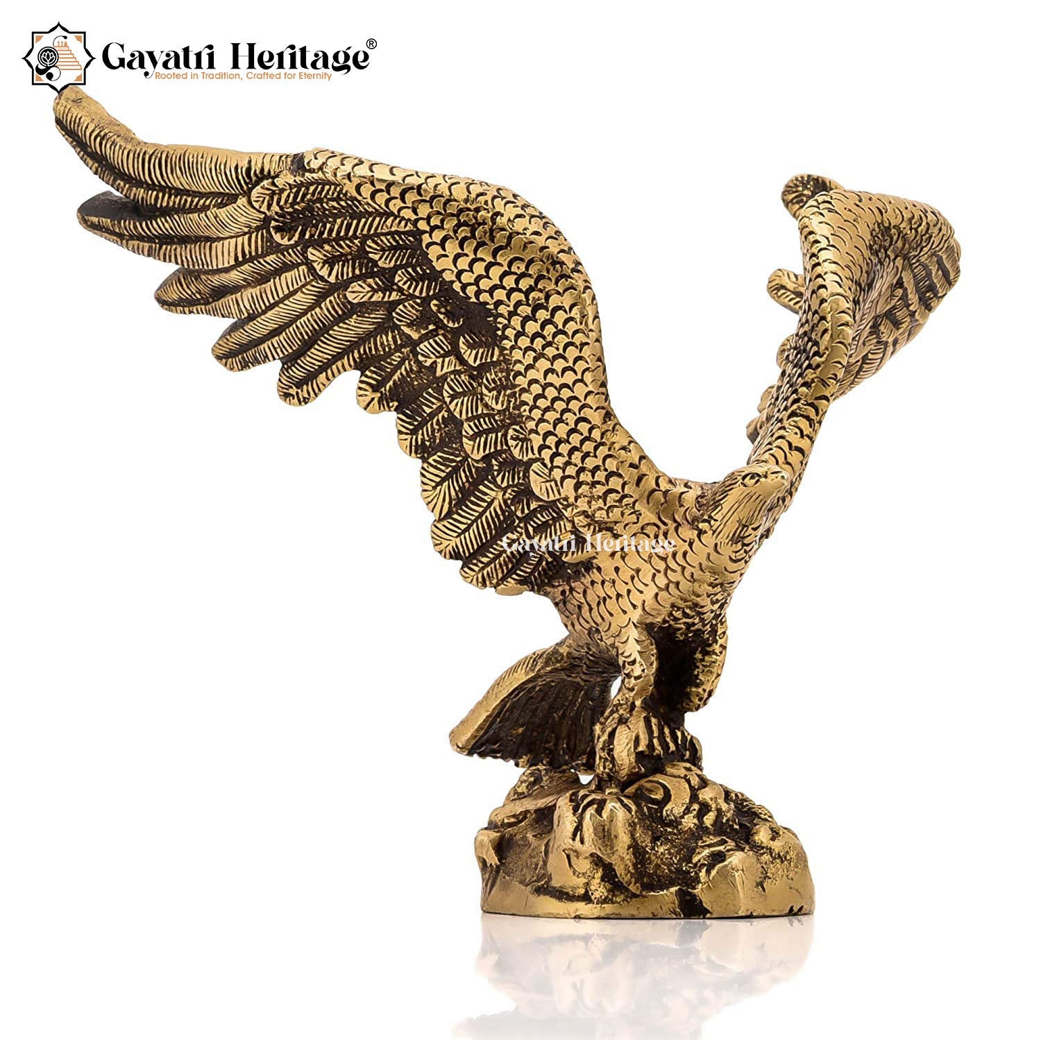 Brass Eagle Showpiece – Majestic Décor for Home | Gayatri Heritage