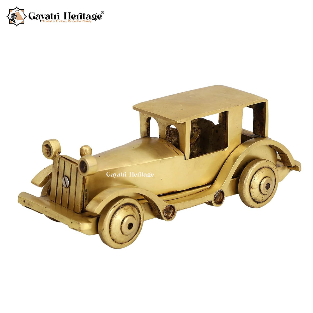 Brass Vintage Car – Classic Antique Décor Piece | Gayatri Heritage