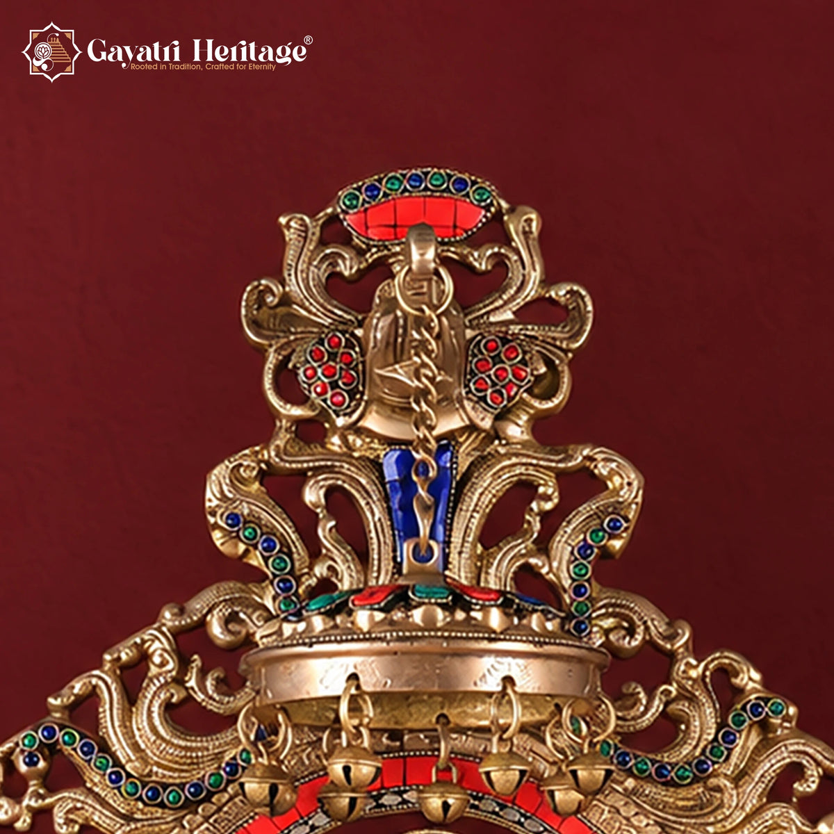 Brass Ram Panchayat Statue with Stone Work | Ram Sita Lakshman Hanuman Idol