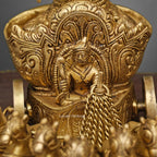 Brass Surya Rath – Divine Sun Chariot Sculpture